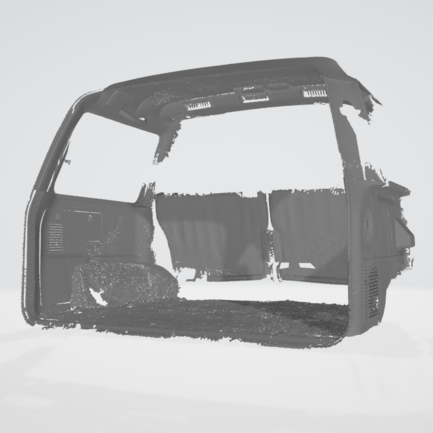 Land Cruiser 80 Series Boot Scan (7 Seater with Rear Aircon)